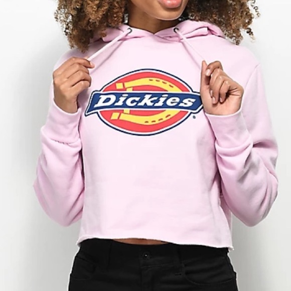 Dickies Tops - Light Pink Dickie’s Crop Hoodie